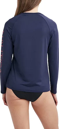Vista 3 de Nautica Camiseta de natación de manga larga UPF 30 para mujer