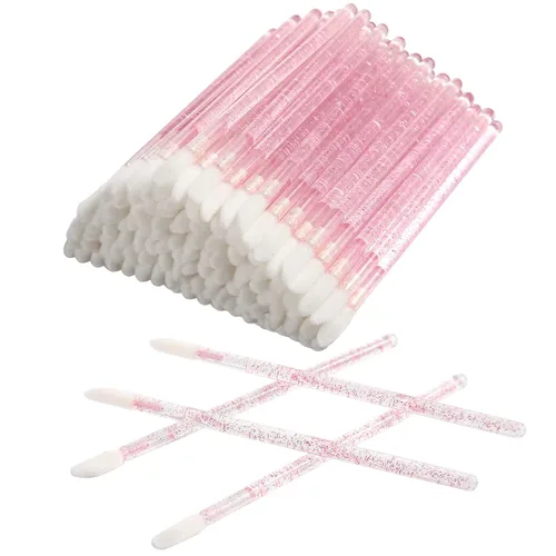 Vista 7 de 500 piezas desechables CrystaLip Brush aplicadores de brillo de labios, varitas de brillo de lápiz labial para cuidado de labios y kits