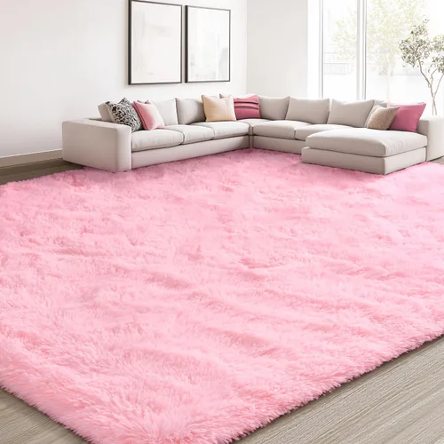 Vista 138 de EVOIONOS Alfombra Redonda Negra para Dormitorio, 4x4 Pies Alfombra de Área Circular Suave y Esponjosa para Sala de Estar, Alfombra Circular de Felpa