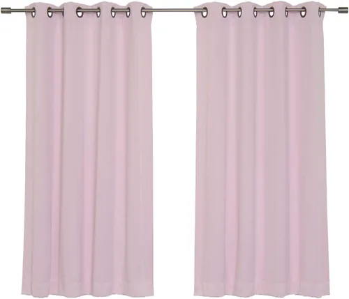 Vista 37 de Best Home Fashion Cortinas opacas aisladas térmicamente - Parte superior del ojal de bronce antiguo - 52" de ancho x 84" Largo - (Juego de 2 Paneles)
