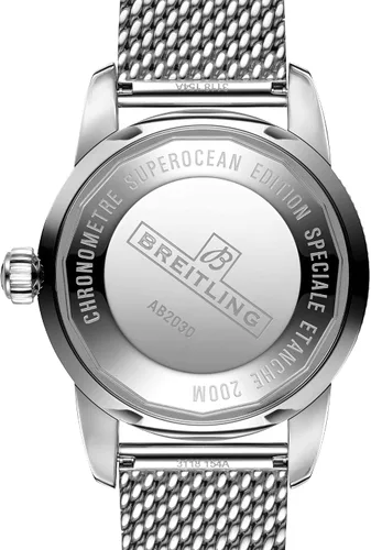 Vista 4 de Breitling Superocean Heritage II B20 automático 44 esfera azul reloj hombres AB2030161C1A1