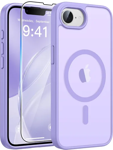 Vista 194 de FNTCASE for iPhone 17 Pro Case: Translucent Light Blue Slim Cases Compatible with MagSafe, Full Camera Protection & Tempered Glass Protector, 14FT