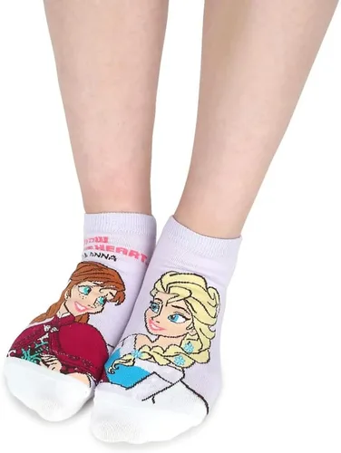 Vista 4 de Walkon Calcetines tobilleros con licencia de regalo coloridos para mujeres y niñas