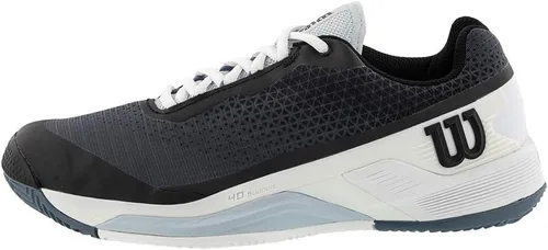 Vista 4 de WILSON Zapatillas de tenis Rush Pro 4.0 Clay para mujer en blanco y negro