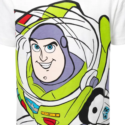 Vista 8 de Disney Pixar Toy Story Rex Buzz Lightyear Woody - Paquete de 3 camisetas para niños pequeños a grandes