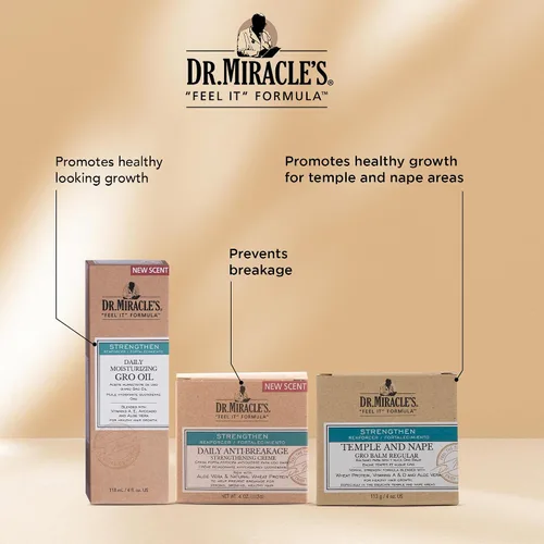 Vista 5 de Dr. MIRACLE 'Feel It Fórmula, fortalecer Daily Hidratante Aceite De Gro, 4 onza