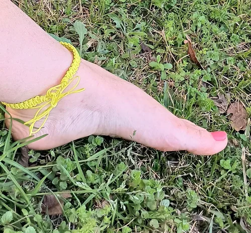 Vista 36 de Hemp Anklet Adjustable Tie On
