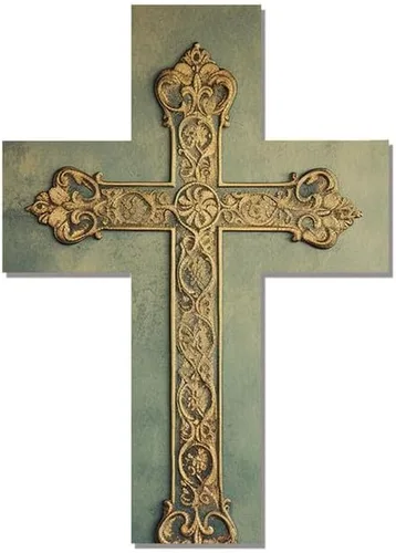 Vista 9 de Imahoocool Placa de madera para colgar en la pared, diseño rústico de madera con cruces, arte de pared para puerta delantera, hogar, cocina, granja