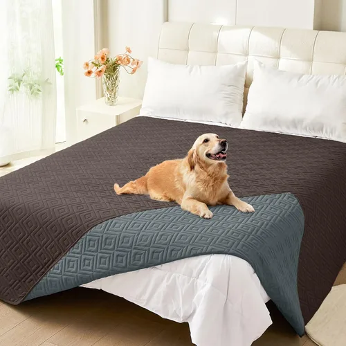Vista 49 de hyha Manta impermeable para perros, funda suave para cama de perro, mantas para mascotas, funda impermeable para sofá y sillón para perros lavable