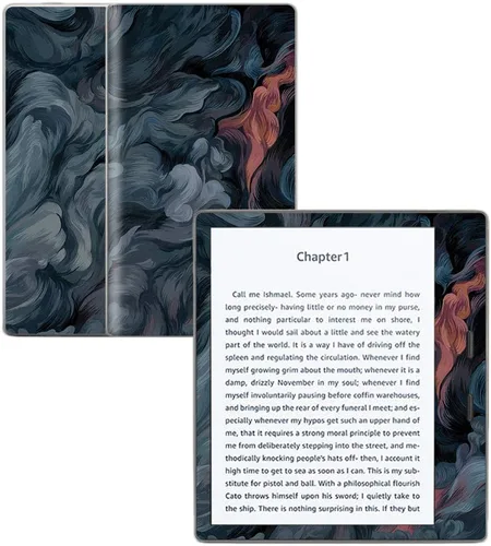 Vista 17 de MightySkins Skin compatible con Amazon Kindle Oasis 7" (9ª generación) – Naturaleza alterada Cubierta protectora de vinilo duradera y única