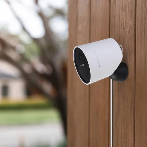 Vista 3 de UYODM Cable de alimentación compatible con cámara de seguridad inalámbrica SimpliSafe para exteriores, 16.5 pies, resistente a la intemperie, cable