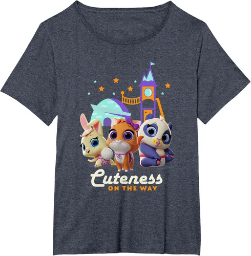 Vista 74 de Disney Camiseta Junior T.O.T.S. Cuteness On the Way Negro