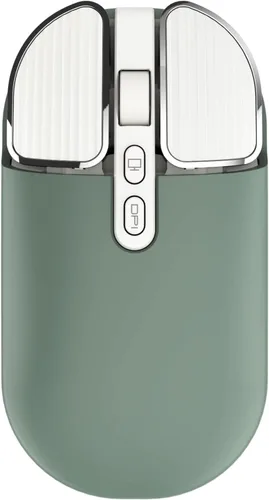 Vista 11 de YOCUNKER Ratón inalámbrico, 2.4 G, recargable, silencioso, delgado, con receptor USB, 3 DPI, botón de vuelta al escritorio, para PC, laptop