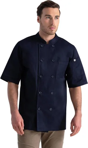 Vista 7 de Chef Works Chaqueta de Chef Unisex Volnay Blanco