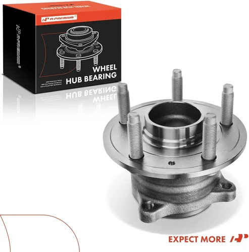 Vista 9 de A-Premium Cojinete de rueda trasera y conjunto de cubo con 5 lengüetas compatible con Chevrolet Cruze 2016 2017 2018 2019