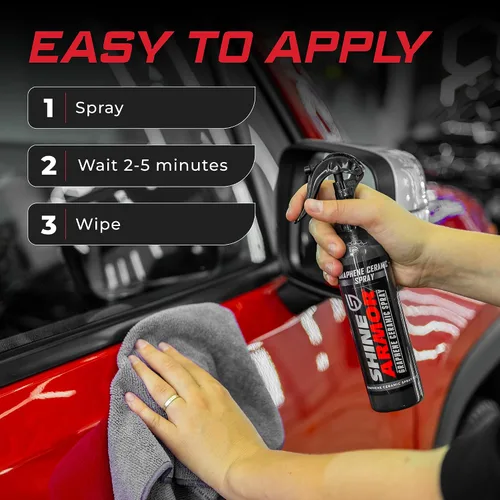 Vista 3 de Revestimiento de cerámica de grafeno para automóviles Aerosol de cera para automóviles de próxima generación Protege el trabajo de pintura