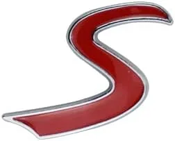 Vista 6 de 1 emblema S 3D letra de metal para maletero de la tapa trasera del maletero de la escotilla de repuesto para R53 R55 R56 R57 R59 F56 F55