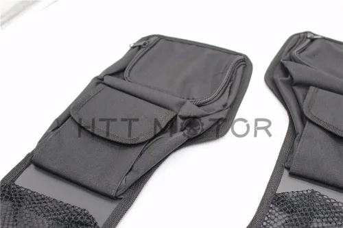 Vista 5 de LA01 - Juego organizador de tapas de alforja compatible con Harley Davidson Touring modelos 93-13
