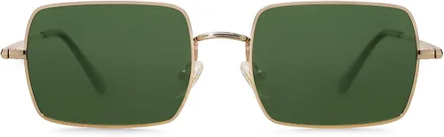 Vista 3 de SOJOS Gafas de sol polarizadas de polígono rectangular para mujeres y hombres sombras retro clásicas vintage SJ1168
