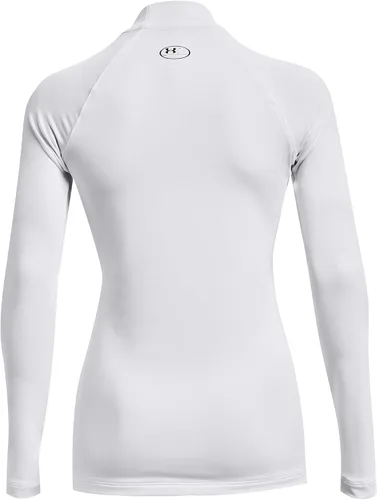 Vista 3 de Under Armour ColdGear Authentics - Camiseta de cuello alto falso para mujer