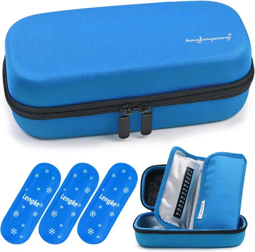 Vista 9 de YOUSHARES Estuche para viales de péptido, organizador de viales de insulina de 0.1 fl oz y 1.0 fl oz, suministros para diabetes, soporte para nevera