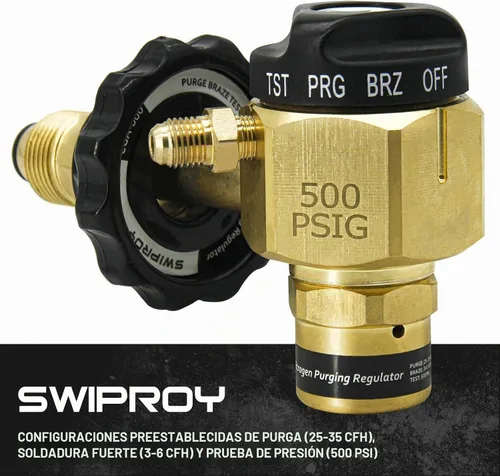 Vista 2 de VN-500 Regulador de Purga de Nitrógeno
