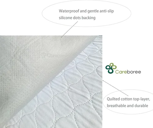 Vista 5 de Paquete de 3 almohadillas acolchadas de algodón para silla, lavables, impermeables, extra absorbentes, reutilizables, para niños y mascotas