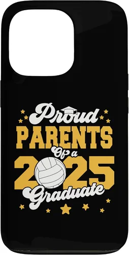 Vista 10 de iPhone 16 Parents of a 2025 Graduate Prom Graduation 25 VolleyBall Case