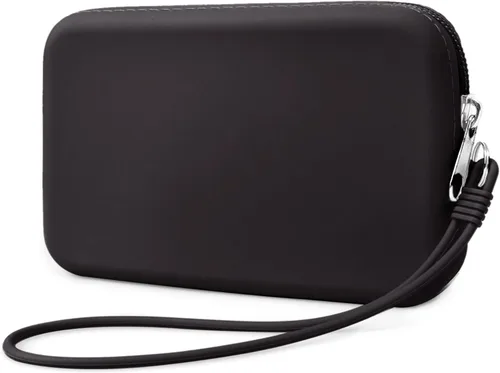 Vista 13 de Bolsa de maquillaje grande de silicona, bolsa de aseo de viaje para mujer, bolsa de maquillaje grande, organizador portátil para cosméticos, bolsa