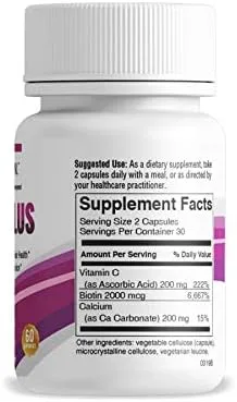 Vista 4 de BariatricPal Tabletas Biotin Plus