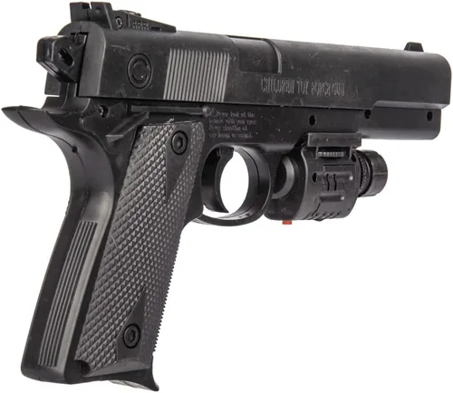 Vista 4 de UK P24 Airsoft Primavera Pistola/Láser (Color: Negro)