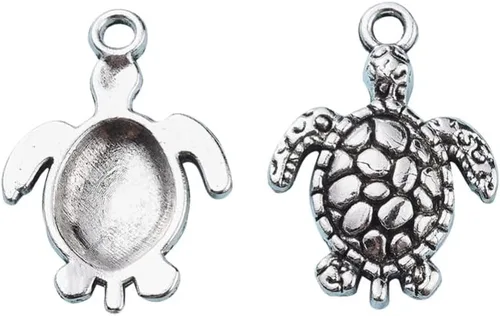 Vista 13 de Megapet - Cuentas espaciadoras de plata antigua estilo tibetano para fabricación de joyas, Metal
