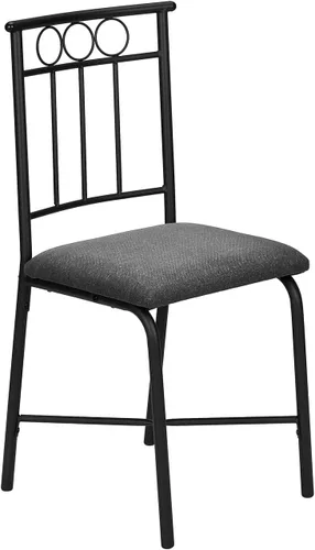 Vista 4 de Monarch Specialties I 1014 - Juego de mesa de comedor, juego de 5 piezas, pequeño, 40 pulgadas, rectangular, cocina, laminado con aspecto de mármol