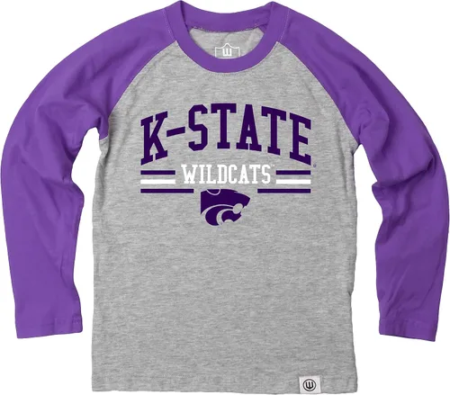 Vista 50 de Wes and Willy NCAA playera raglán de manga larga para niños