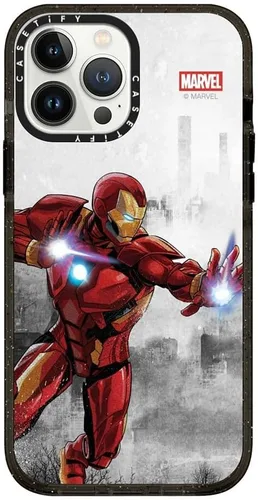 Vista 25 de CASETiFY Funda para iPhone Air, compatible con MagSafe Marvel VS CoLab Protección contra caídas de grado militar 4x de 8.2 pies Funda Capitán