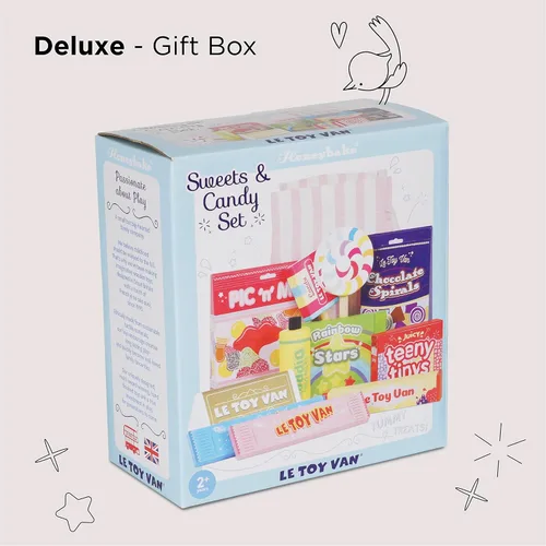 Vista 9 de Le Toy Van - Juego de comida de madera para jugar con dulces de simulación Juguete de madera para niños Ideal como regalo - Adecuado