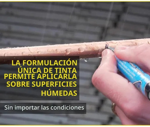 Vista 2 de Artline Plumbers - Marcadores permanentes, serie profesional, para uso en superficies húmedas, marcadores de construcción impermeables, punta