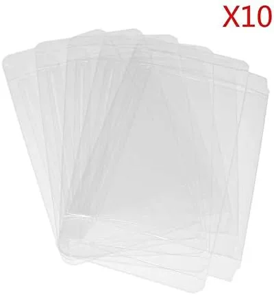 Vista 5 de CHILDMORY 10 unids caja protectora transparente pantalla manga protector para 3DS juegos cartucho caja