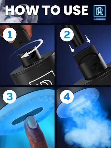 Vista 6 de Bomba de arranque de cachimba - Bomba de cachimba con batería recargable de 1300 mAh - Ventilador eléctrico portátil de cachimba y arrancador