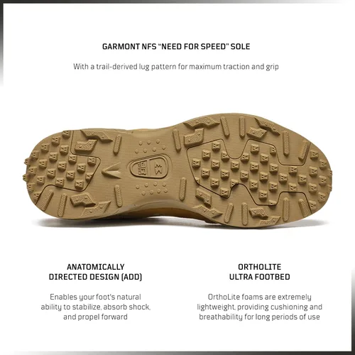 Vista 3 de GARMONT TACTICAL T8 NFS 670 T.A.A. Military Combat Boots for Men and Women, Army, Air Force, T.A.A., AR670-1 and GSA Compliant Footwear