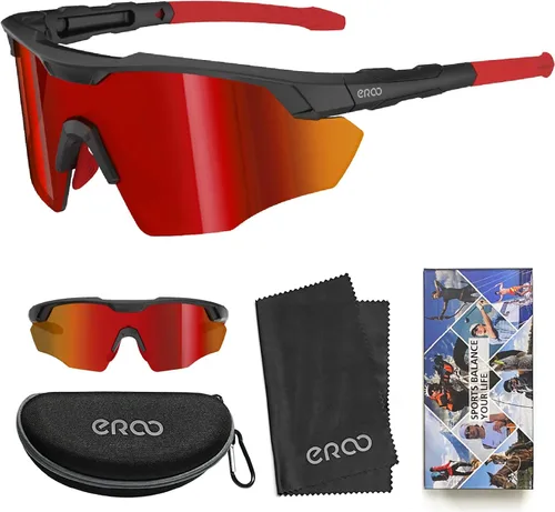 Vista 4 de Gafas de sol deportivas XL para hombres, béisbol, correr, ciclismo, voleibol, MTB, regalos de recreación al aire libre.