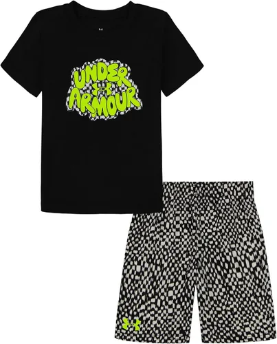 Vista 31 de Under Armour baby-girls Ua Terrazzo Leopard Heart SetShort Set