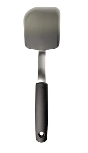 Vista 5 de Matfer Bourgeat Exoglass Pelton Espátula Gris y OXO Good Grips - Espátula de silicona para galletas