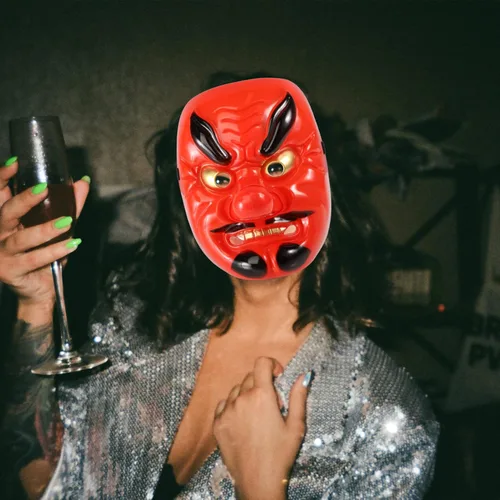 Vista 5 de Máscaras de Halloween, máscaras japonesas de Tengu, disfraz de festival de Halloween, máscaras horribles, disfraces de cosplay, accesorios de fiesta