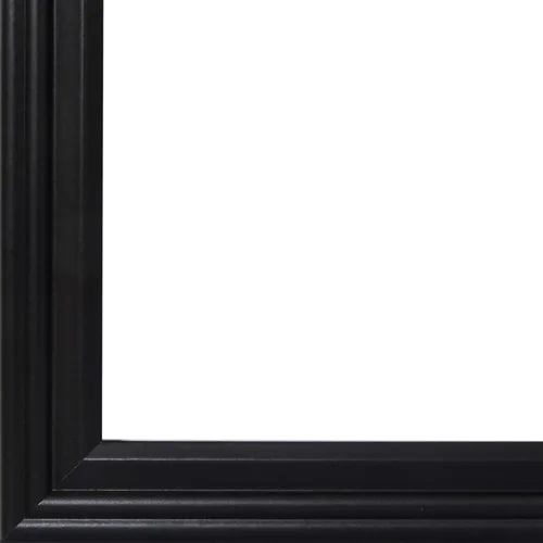 Vista 3 de Marco grande negro con paspartú, Lifestyles™ de Studio Décor®