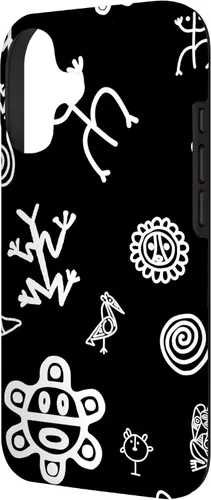 Vista 2 de Simbolos Tainos Tallados Indios de Puerto Rico Boricua Pride - Carcasa para iPhone 17