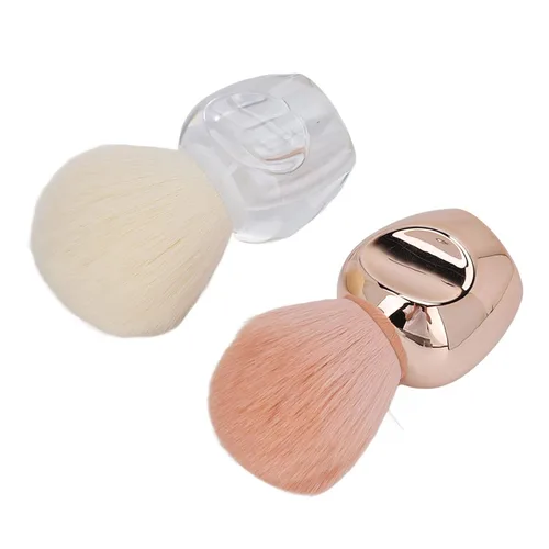Vista 3 de Cepillos de polvo de uñas, 2 cepillos limpiadores de polvo de uñas, mango suave, removedor de polvo de uñas para el hogar, salón de belleza