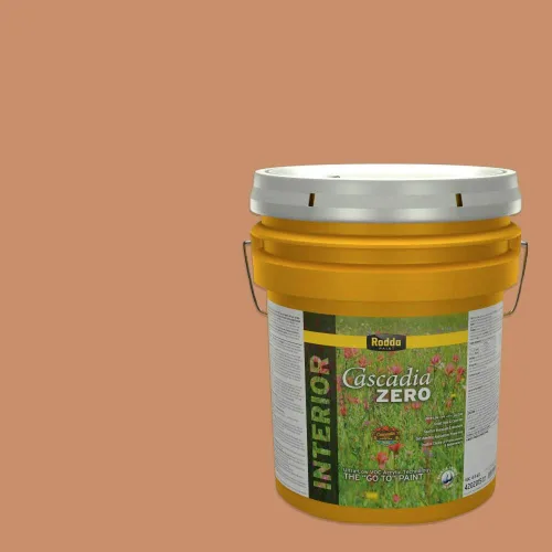 Vista 107 de Rodda Paint CASCADIA ZERO - Pintura plana e imprimación para interiores en uno, cuarto de galón, crema de ballet