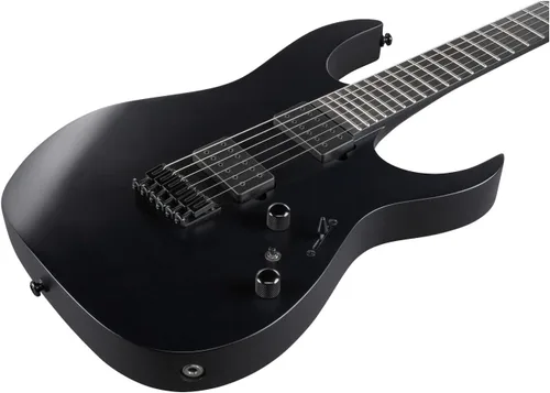 Vista 4 de Ibanez RGRTB621 Iron Label Guitarra Eléctrica - Negro Plano
