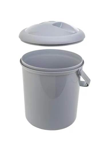 Vista 3 de Rotho Babydesign Cubo de pañales, 10l, 0+ Meses, Bella Bambina, Stone-Grey, 20021 0286